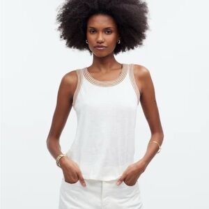 Madewell Whisper Cotton Scoopneck Tank Top